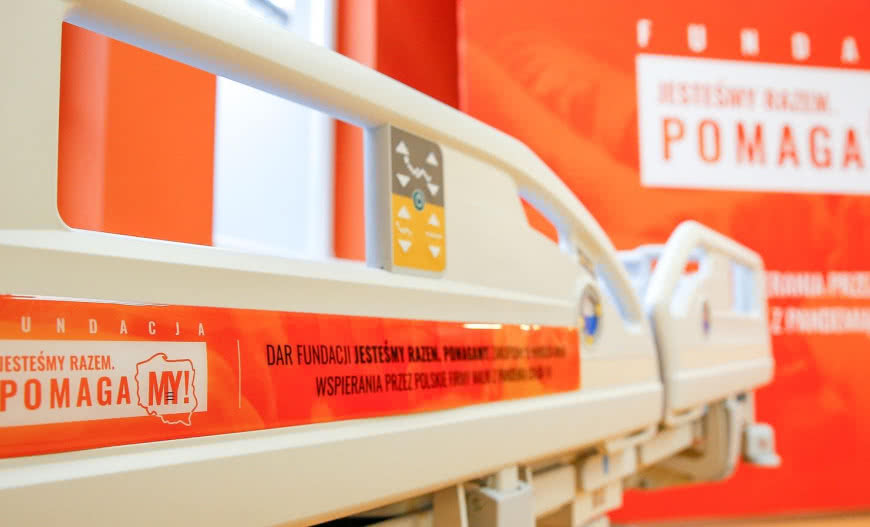 Fundacja "Jesteśmy Razem. Pomagamy!" przekazała szpitalom sprzęt do walki z koronawirusem